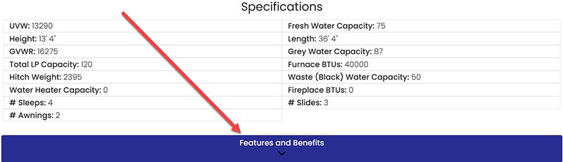 RV4.US RV Model Specifications